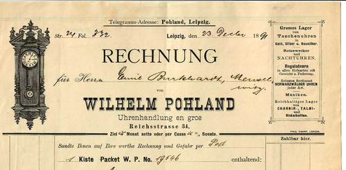 Alte rechnung 1891 - 🌟,